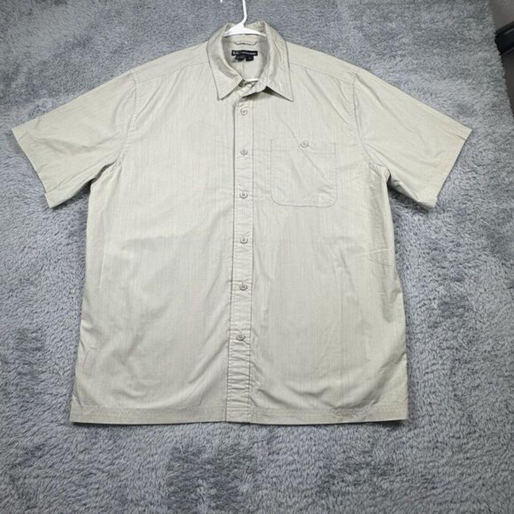511 Tactical Shirt Men XL Brown Button Snap Lightweight Short Sleeve - Picture 1 of 8